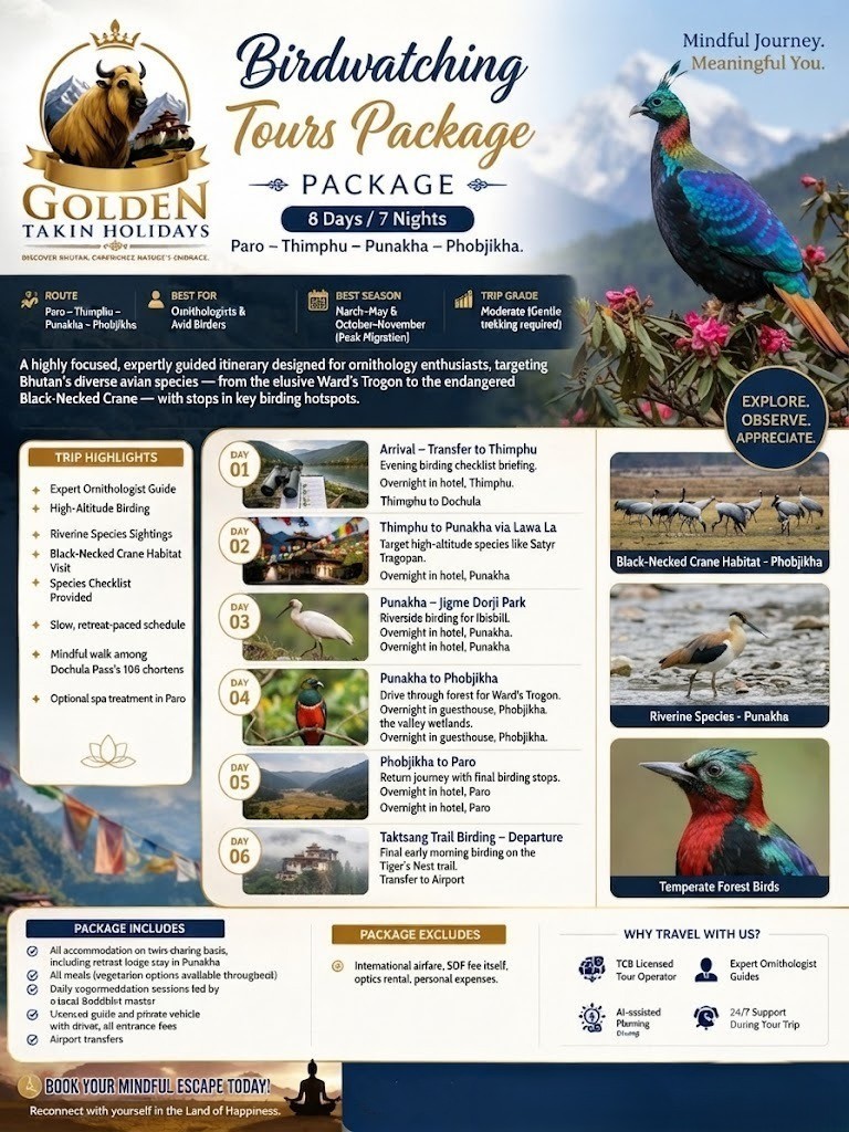 Birdwatching Tours brochure