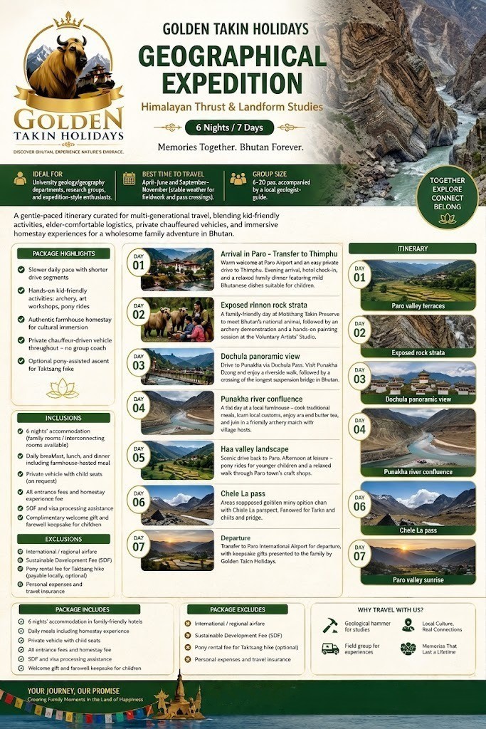 Geographical Expedition Package brochure