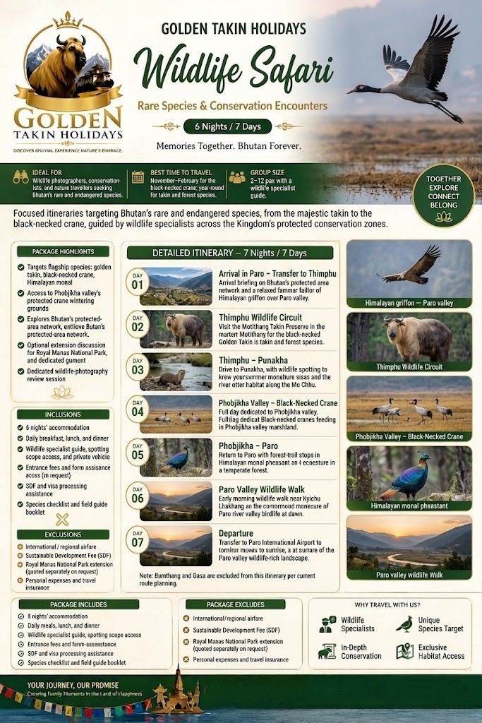 Wildlife & Birdwatching Package brochure